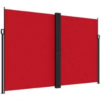 Syfax Auvent latéral rétractable rouge 220x600 cm