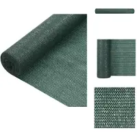 vidaXL Panneau de clôture vert 3,6 x 25 m HDPE 75 g/m² - Parasols et protections solaires