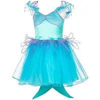 Souza Déguisement - Sirène - Maryna - Vert/Violet - - 5-7 ans (110-122) - Costumes