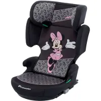 Bebeconfort Disney RoadFix i-Size, Siège pour enfant, 3,5-12 ans, Miss Minnie, Pliable, Léger (4,4 kg), 14 positions d'appui-tête, Authentic Minnie