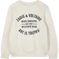 Zadig & Voltaire Sweatshirts X60465 filles - Beige - 10 ans