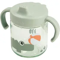 Done by Deer Tasse d'apprentissage avec bec et poignées Playground - Vert