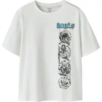 Name it T-Shirt 'NKMMod Fortnite' bleu / noir / blanc