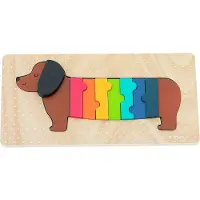 Vilac Puzzle - bois - 11 Briques - Chien - - UneTaille - Puzzle