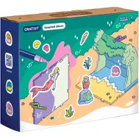 Crateit Unicorn Candy Land Educational Toy Rose Enfants