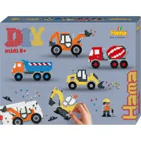 Hama Midi Perles - Boîte Cadeau - 4000 pièces + 1 Plaque - Const - - UneTaille - Perles