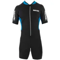 Seac Sub Look 2.5 Mm Short Sleeve Shorty Bleu,Noir S Homme