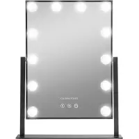 Gillian Jones Miroir de maquillage - 12 LED/Touch - Noir - - UneTaille - Miroir