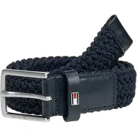 Tommy Hilfiger Ceinture 'Kids' Braided Buckle Elastic' bleu marine
