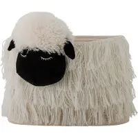 Bloomingville Panier de stockage - 40x30 cm - Dolly - Blanc - - UneTaille - Panier