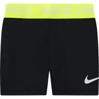 Nike Kids Pantalon 'NP' jaune fluo / noir / blanc