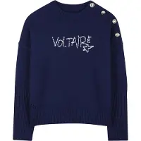 Zadig & Voltaire Blouse - Tricoté - Médiéval Blue - - 12 ans (152) - Blouse