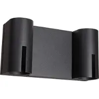 ITALUX Rovigo, applique d'extérieur moderne noire 603-2/BK-9