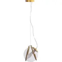 Toolight Lampe Suspendue APP1089-1CP Gold
