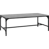 Syfax Table basse Sonoma gris 100x50x35 cm Bois d'ingénierie