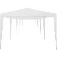 vidaXL Stabli Möbel Partyzelt 3x12 m PE Weiß - Pavillons & tentes de réception CC3909592