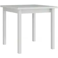 Mirjan 24 Table de cuisine 80x80 cm ARGYLE 9 – blanc