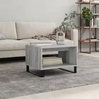 Prolenta Maison Exclusive - Table basse Gris Sonoma 60x50x40 cm Matériau dérivé du bois