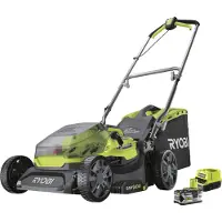 Ryobi RY18LMX37A-150 - tondeuse à gazon sans fil 18V 37 cm + 1x batterie 5Ah + ONE+ chargeur