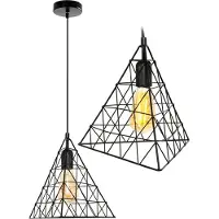 Toolight Lampe Suspendue Lh2058 Black