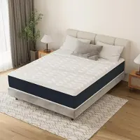 DEWINNER Matelas 160x200, Mousse 28 cm et Matelas Mousse à Mémoire de Forme,Parfait Soutien Haute Resil,Respirant,7 Zones,Réversible à Deux Faces