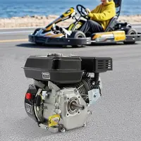 StarTech.com Moteur à essence - 4 temps 7,5 CV 212 cm³ - 3600 tr/min - Refroidi par air - Pour pompe à eau et kart - Noir