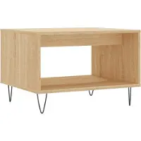 Syfax Table basse chêne sonoma 60x50x40 cm bois d'ingénierie