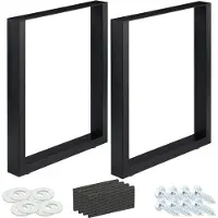 B2X lot de 2 chemins de table noir