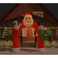 The Living Store Arche de Noël gonflable avec LED 320 cm