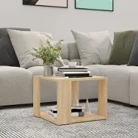 vidaXL Table basse Chêne Sonoma 40x40x30 cm Bois composite - Table basse - Tables basses - Tables de salon