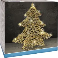 B2X Décoration de sapin de Noël LED, 40 cm