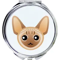 Art-Dog Miroir de poche Devon Rex de la marque