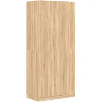 Syfax Garde-robe Chêne sonoma 90x52x200 cm Bois d’ingénierie