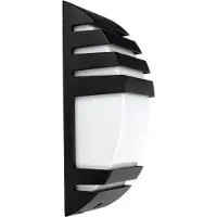 EDO Éclairage de jardin Applique extérieure ZOFIN E27 IP44 noir EDO777354 Garden Line