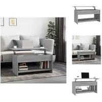 vidaXL Table basse Gris Sonoma 102x50x52,5 cm Bois composite - Tables basses