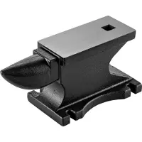 Vevor Enclume de forge en fonte Enclume simple corne 23kg noir Etabli stable