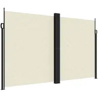 Syfax Auvent latéral rétractable Crème 200x1200 cm