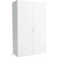 Furnlux Classic FURNLUX Tapis de vestiaire B Blanc 130cm / Couleur principale : Blanc / Dimensions : 130 x 60 x 205 cm