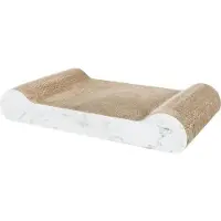 Trixie Griffoir Carton XXL, Aspect Marbre, 64 x 11 x 37 cm, Gris Clair