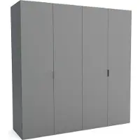 Furnlux Classic Tapis de vestiaire FURNLUX B Gris 250cm / Couleur principale : Gris / Dimensions : 250 x 60 x 205 cm