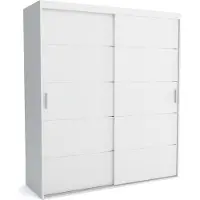 Furnlux Classic FURNLUX Tapis de vestiaire C Blanc 170cm / Couleur principale : Blanc / Dimensions : 170 x 60 x 205 cm