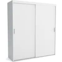 Furnlux Classic Tapis de vestiaire FURNLUX A Blanc 200cm / Couleur principale : Blanc / Dimensions : 200 x 60 x 205 cm