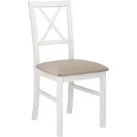 Mirjan 24 Chaise de salle à manger FRATONIA 5 - blanc / beige