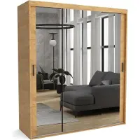Furnlux Classic FURNLUX Tapis de vestiaire A Beige 160cm / Couleur principale : Beige / Dimensions : 160 x 60 x 205 cm