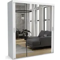 Furnlux Classic Tapis de vestiaire FURNLUX A Blanc 230cm / Couleur principale : Blanc / Dimensions : 230 x 60 x 205 cm