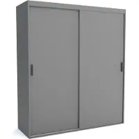 Furnlux Classic Tapis de vestiaire FURNLUX A Gris 140cm / Couleur principale : Gris / Dimensions : 140 x 60 x 205 cm