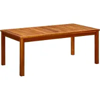Syfax Table basse de jardin 110x60x45 cm Bois solide d'acacia