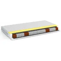 Furnlux Classic FURNLUX Matelas à ressorts Luno White 140x200cm / Hauptfarbe : Weiß / Abmessungen : 140 x 200 x 18 cm