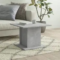 Prolenta Maison Exclusive - Table basse gris béton 55,5x55,5x40 cm Matériau dérivé du bois