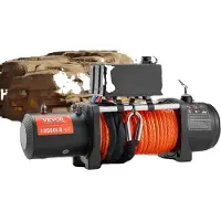 OEM Treuil électrique, capacité de charge de 13500 lbs, télécommande sans fil, 13500 livres